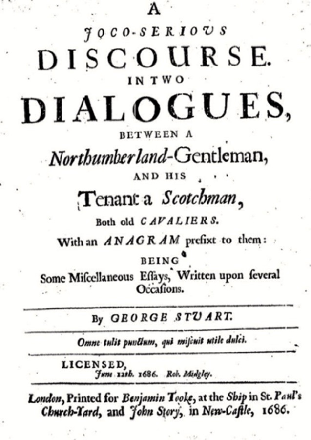 A Joco Serious Discourse 
(1686)
